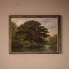 Toile vintage - Sous l'arbre ancien