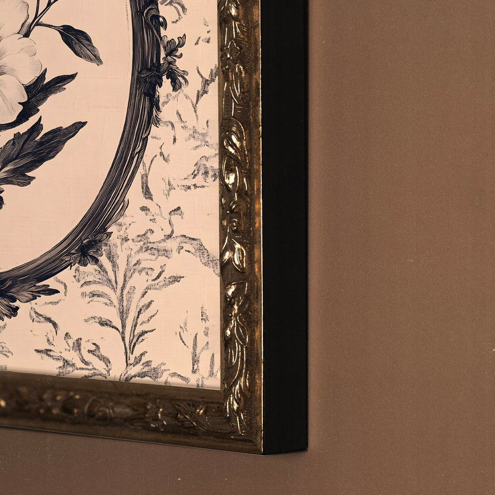 Toile vintage - Mémoire florale