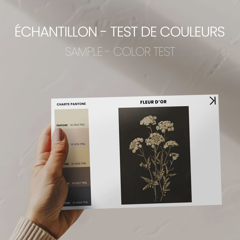 Toile - Fleur d'or