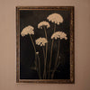 Toile vintage - Fleurs de minuit