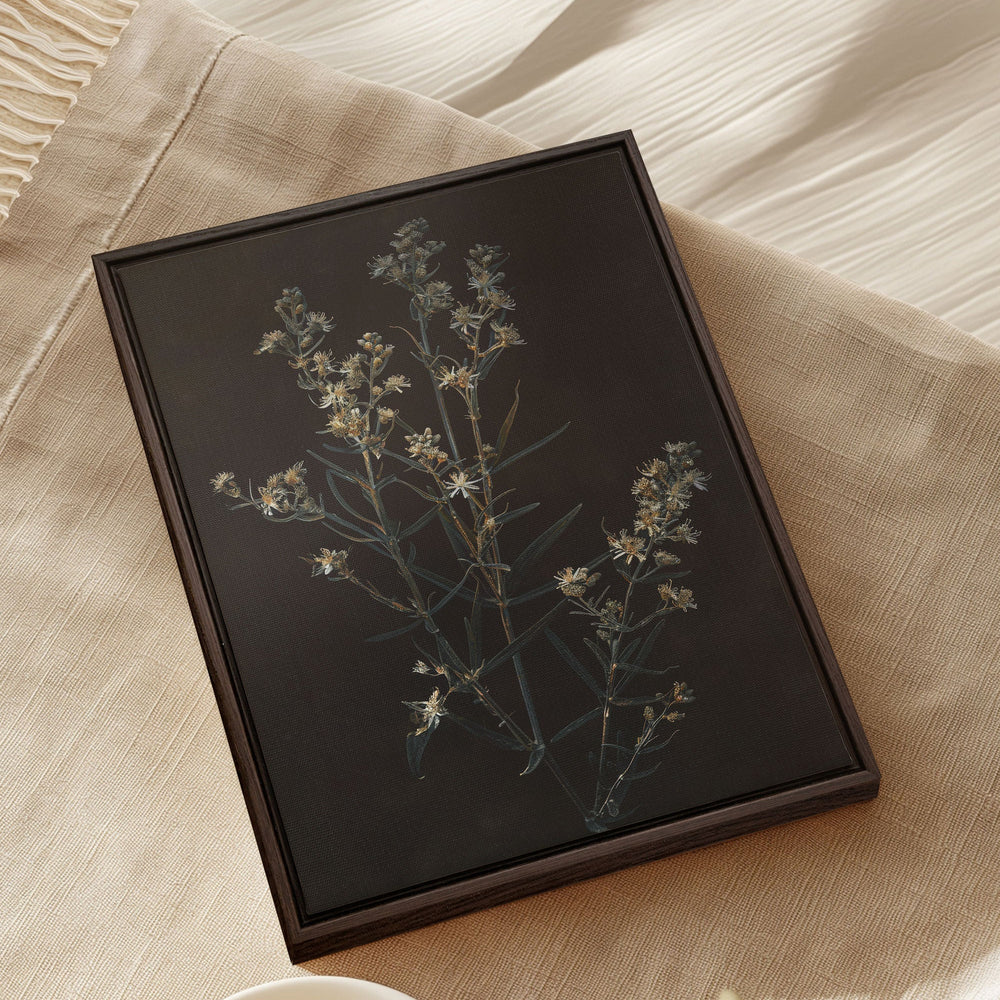 Toile - Fleur d'argent