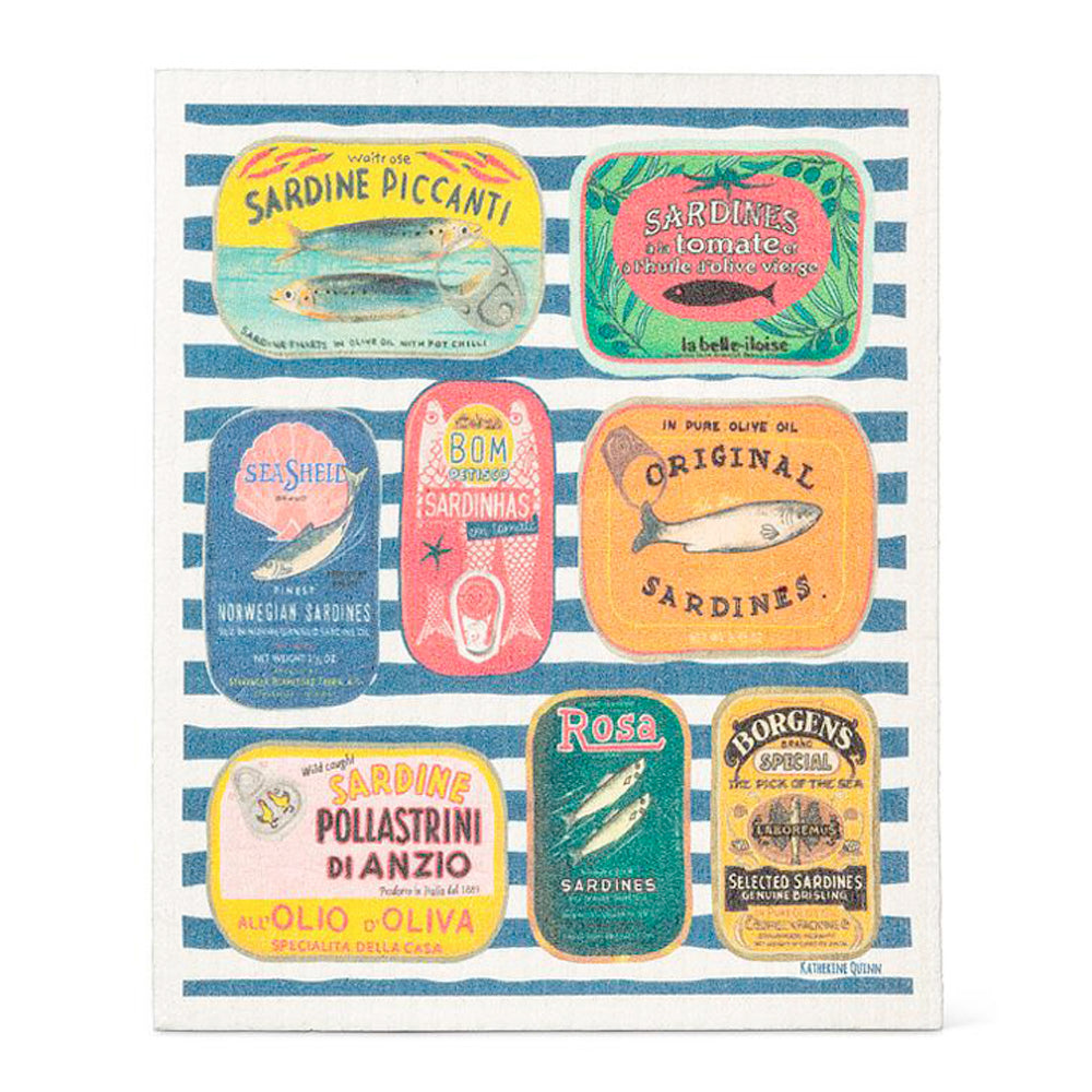 Reusable wipe - Sardines
