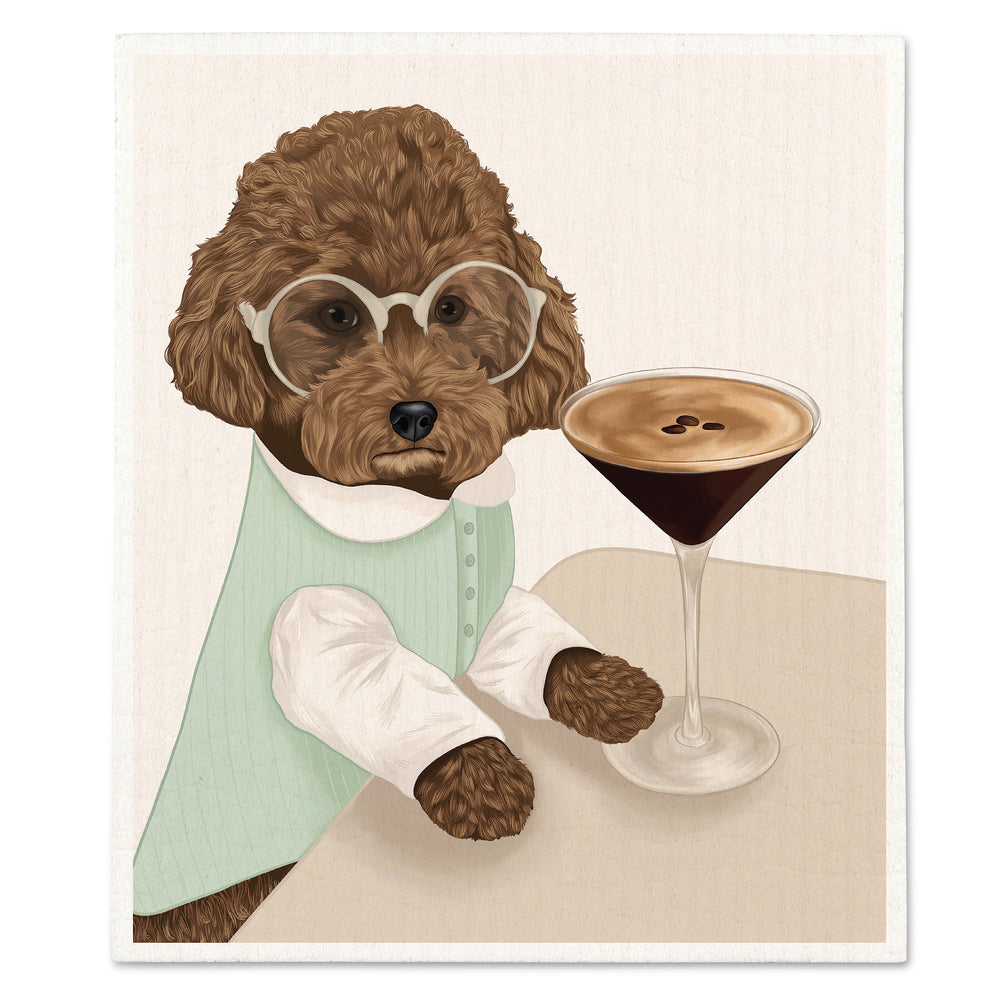 Sponge wipe - Dog & espresso martini