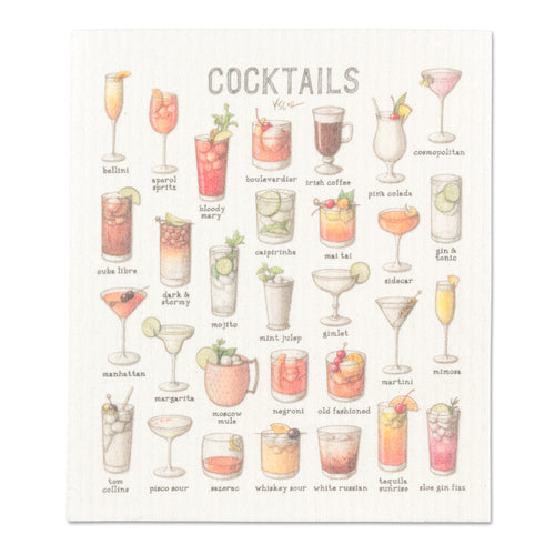 Lingette éponge - Cocktails
