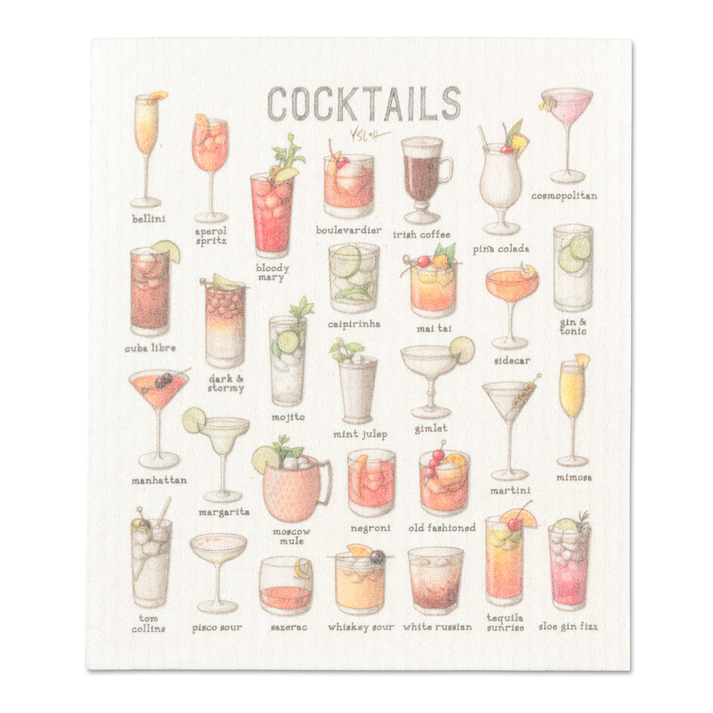 Lingette éponge - Cocktails