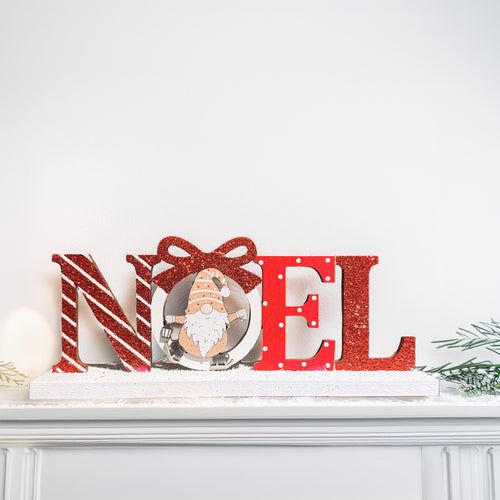 Décoration « Noël » avec gnome