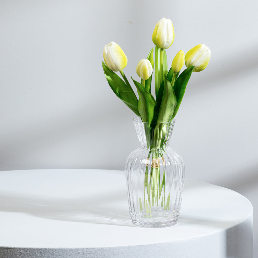 Tulipes réalistes - Blanches