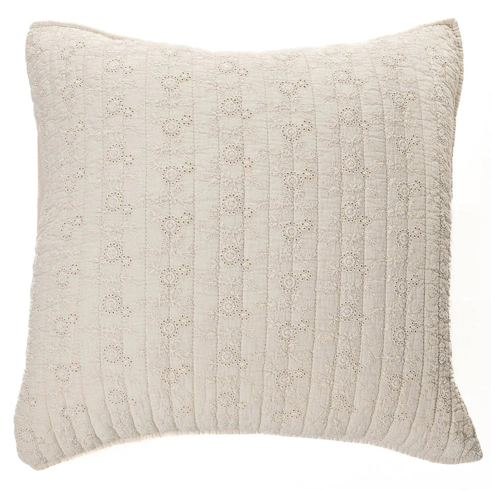 Housse de coussin standard brodé - Estelle