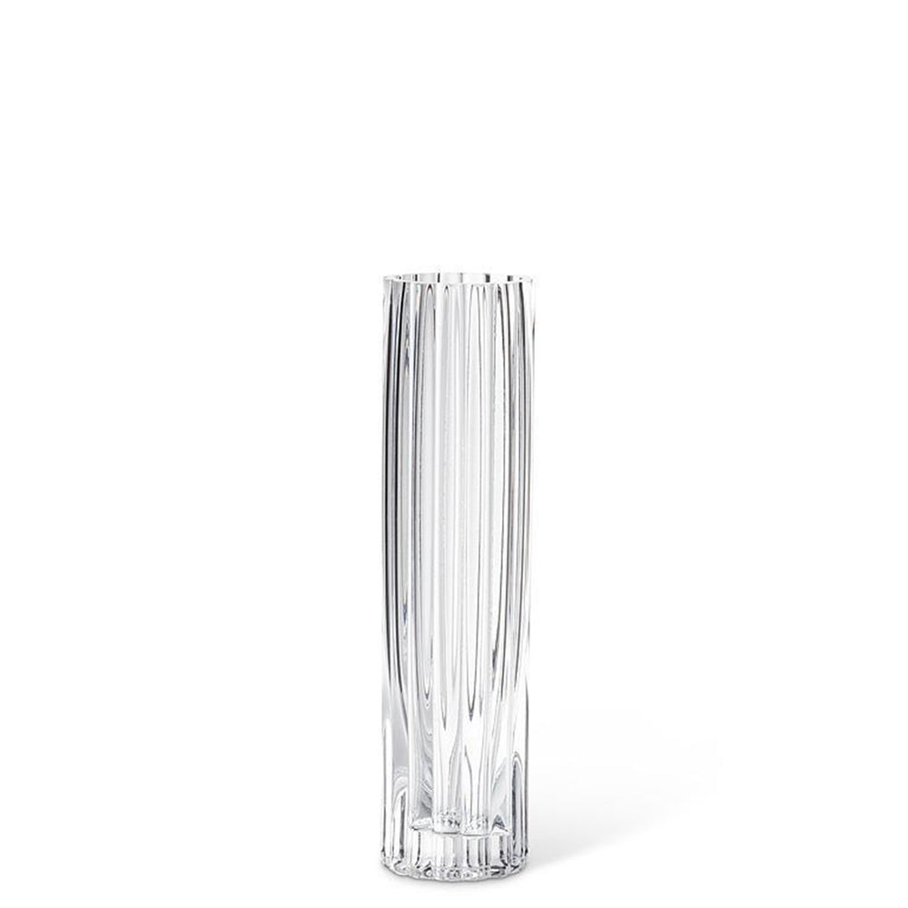 Vase en verre strié - 8,5"