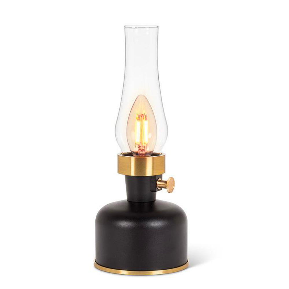 Lanterne LED vintage - Noire