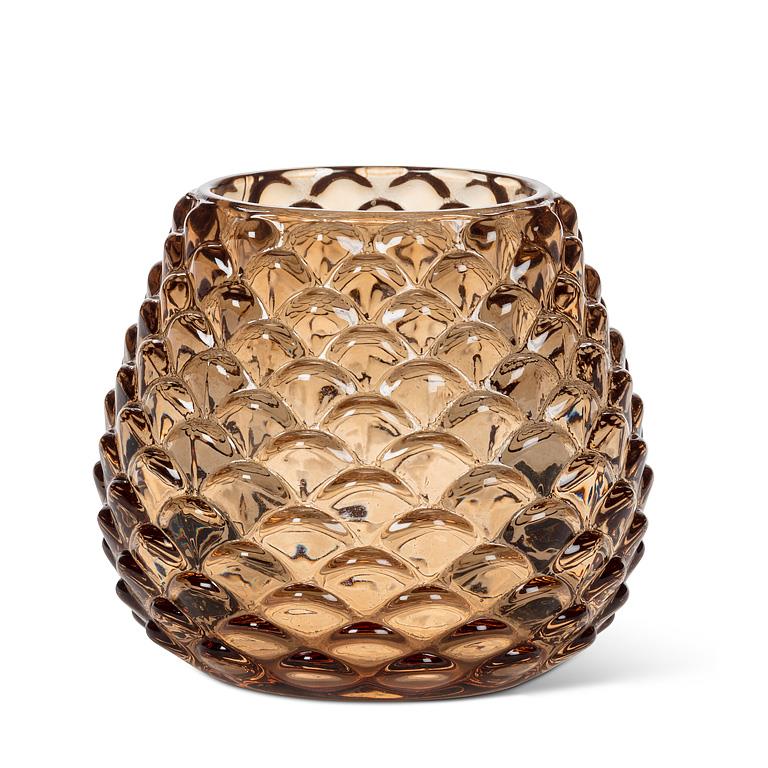 Porte-chandelle cocotte - Ambré