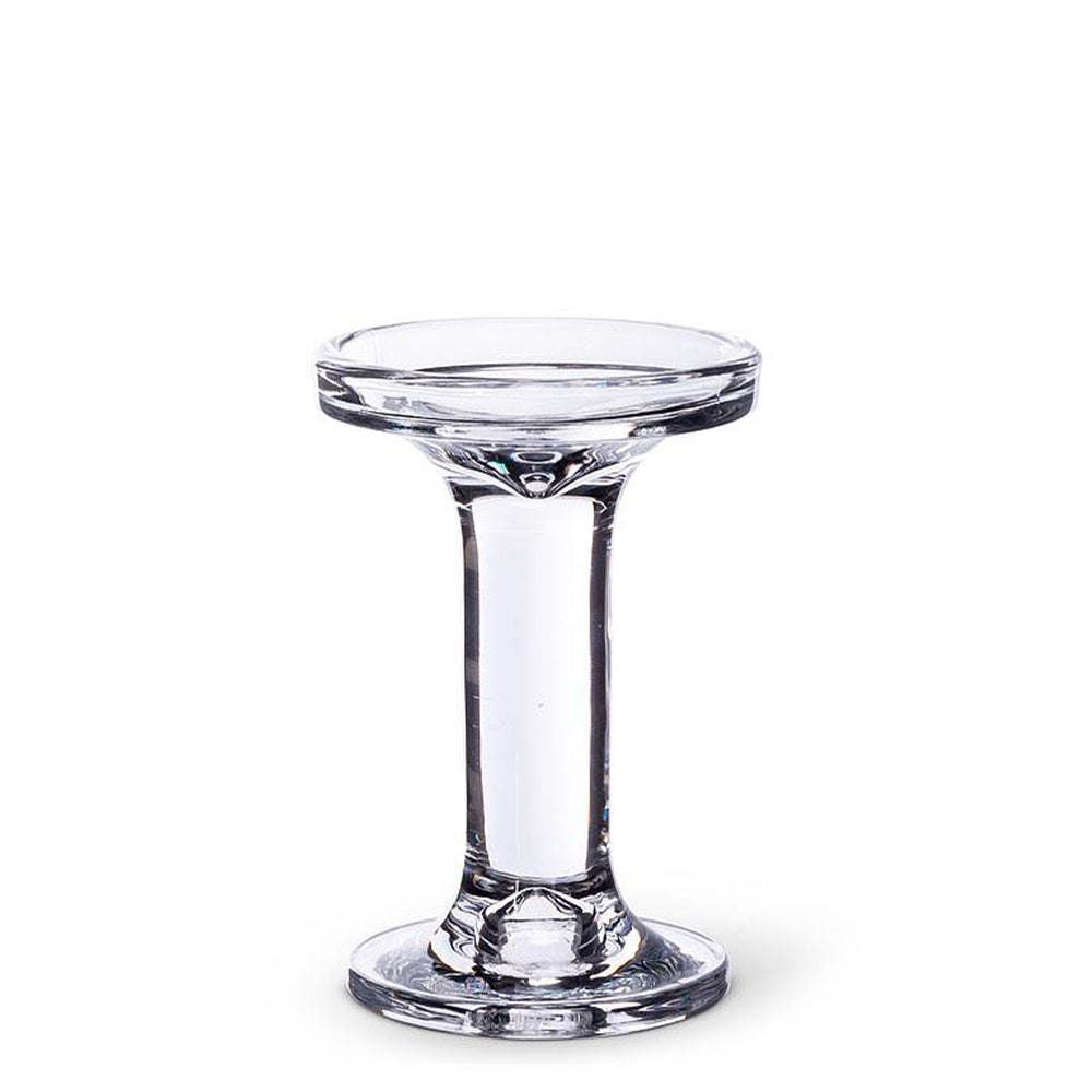 Porte-pilier en verre - Réversible||Glass pillar holder - Reversible