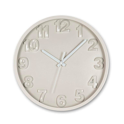 Horloge murale - Chiffres gras 12"