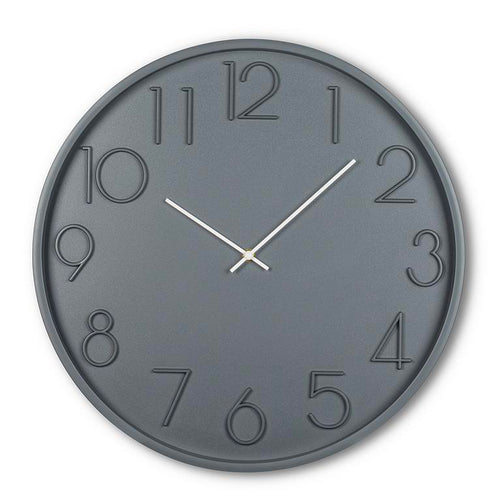 Horloge murale moderne - Gris