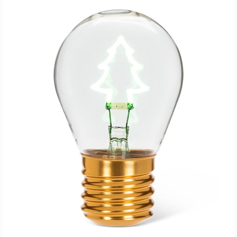 Lampe ampoule néon - Sapin vert