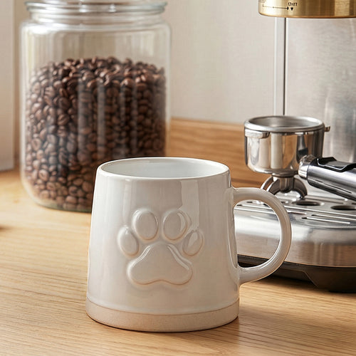 Tasse en grès - Patte de chat