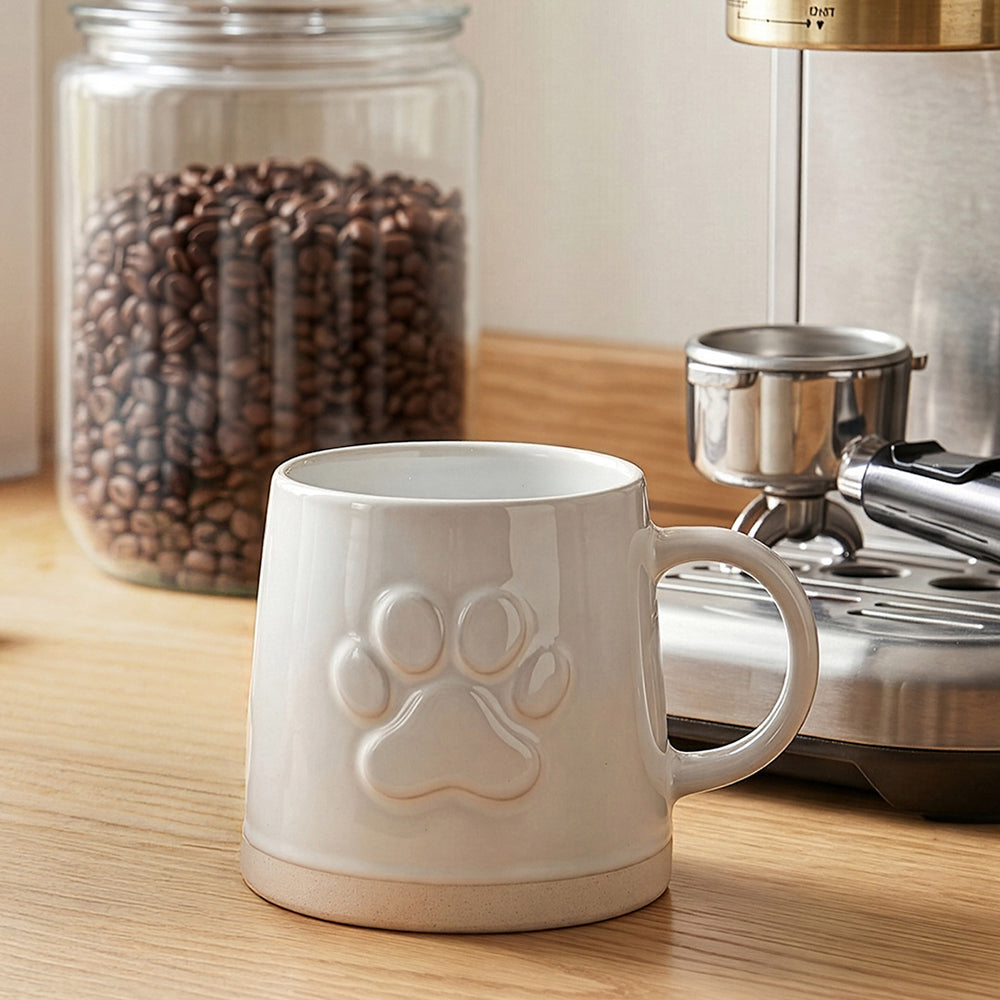 Tasse en grès - Patte de chat