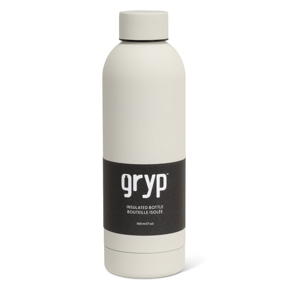 Bouteille d'eau isotherme greige - Gryp