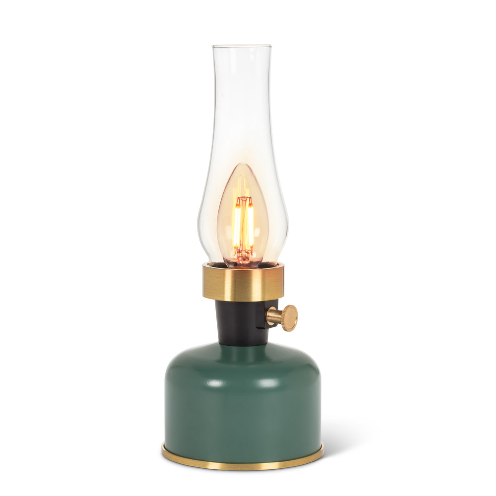 Lanterne LED vintage - Verte