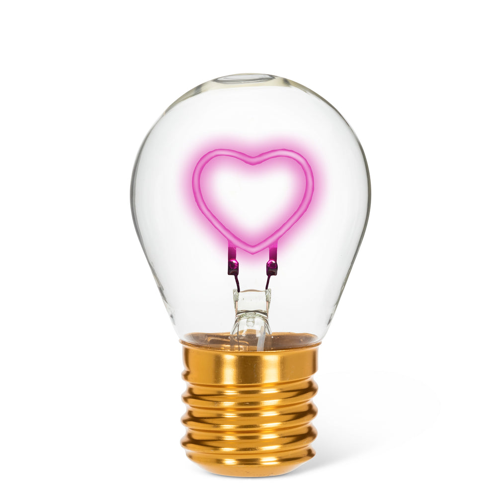 Ampoule néon - Coeur