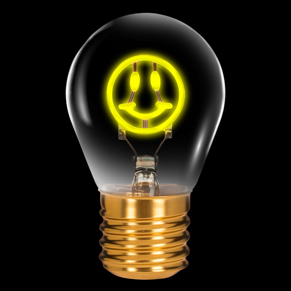 Ampoule néon - Smiley