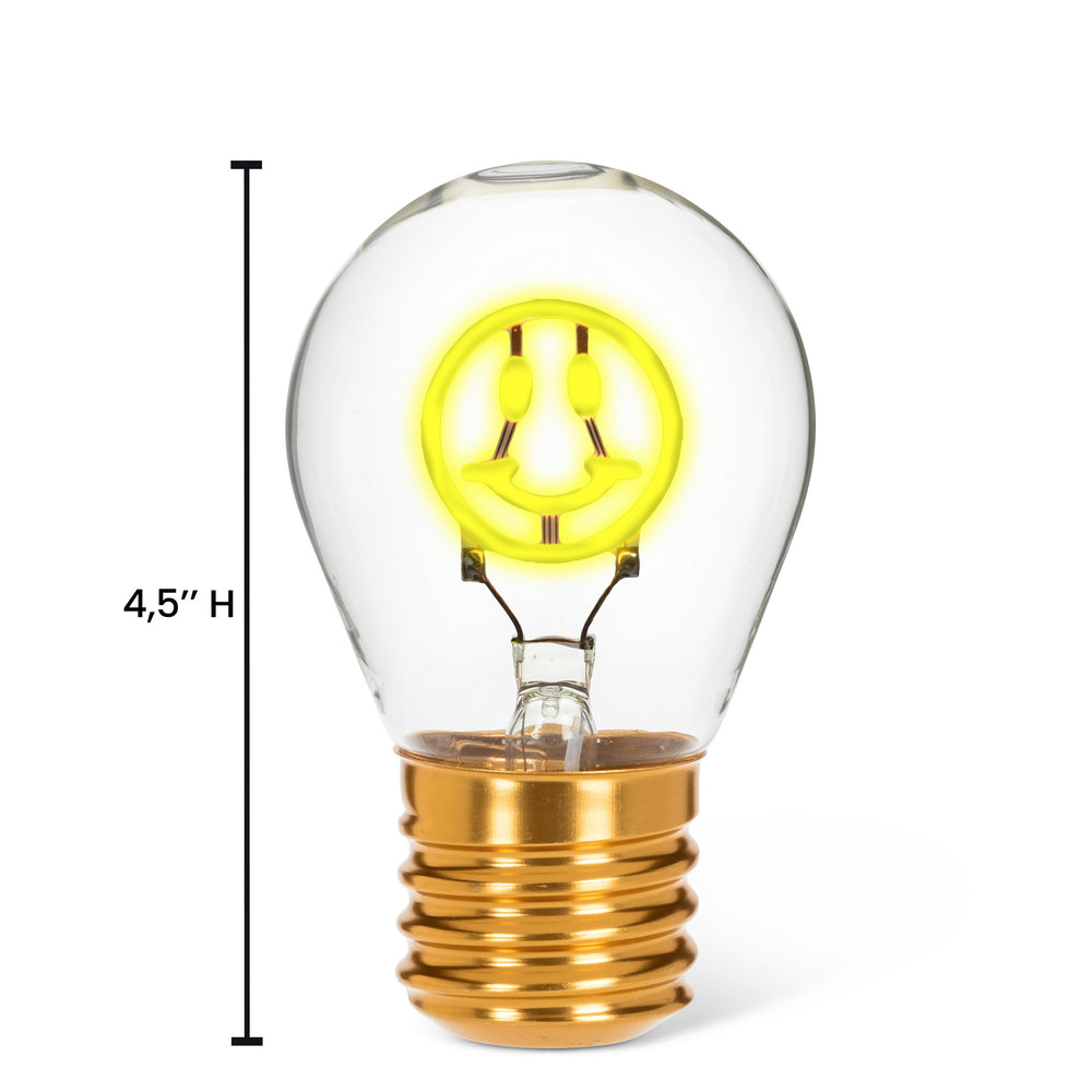 Ampoule néon - Smiley