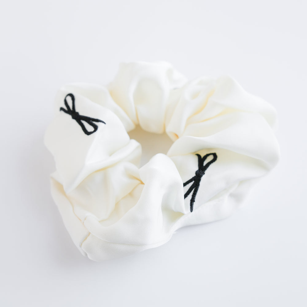 Grand chouchou - Ivoire & boucles