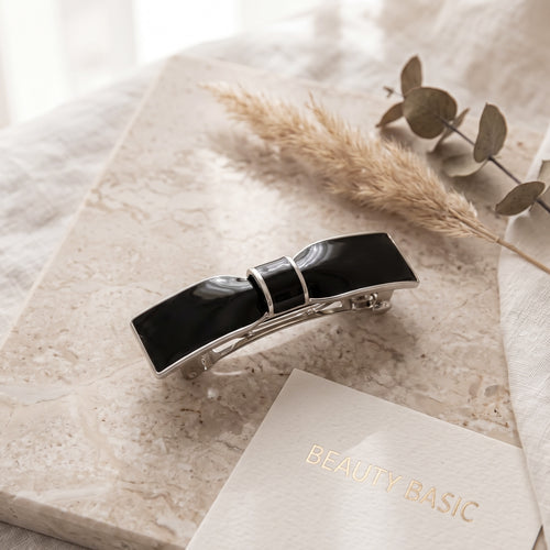 Barrette à cheveux - Boucle noire