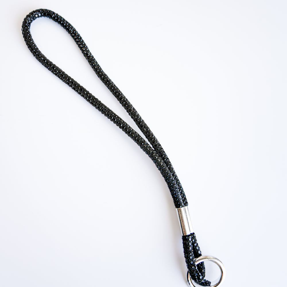 Ganse à cellulaire - Noir brillant