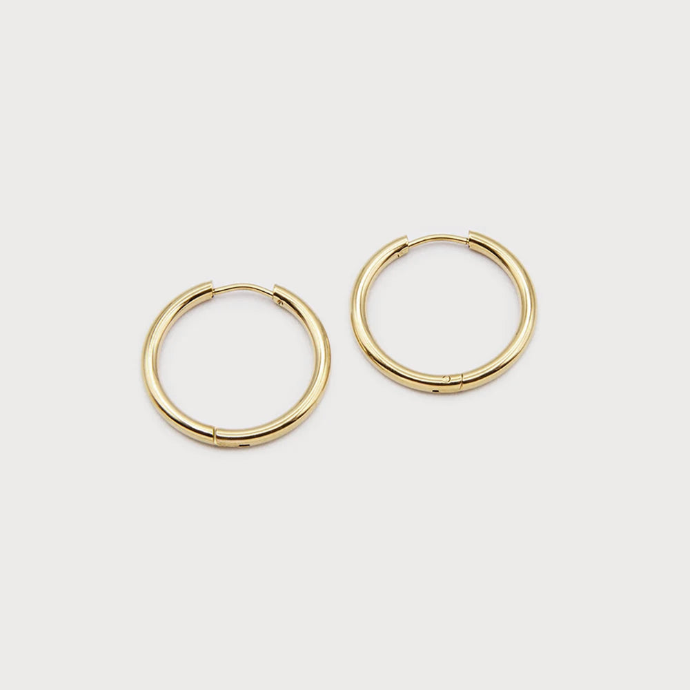 Boucles d’oreilles dorés - Anneaux