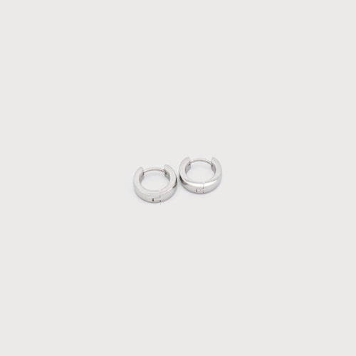 Silver Earrings - Small Hoops