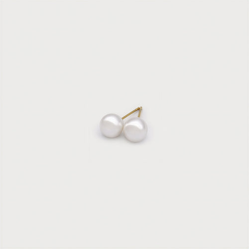 Silver earrings - 2 beads