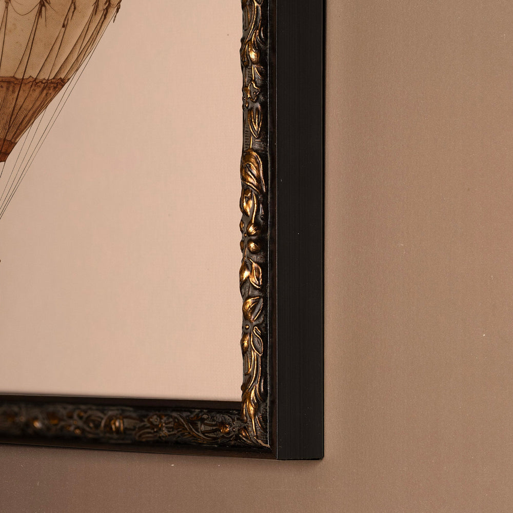 Vintage Canvas - hot air balloon