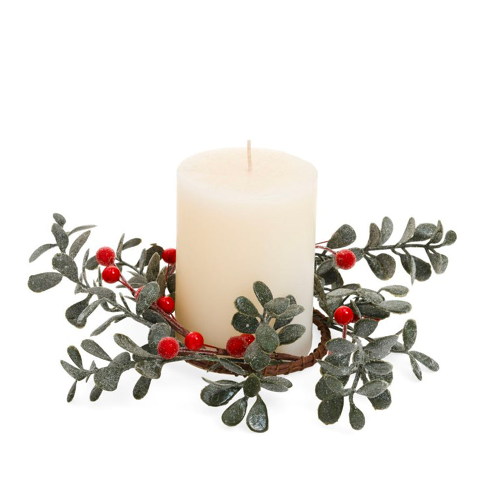 Candle ring - Red berries