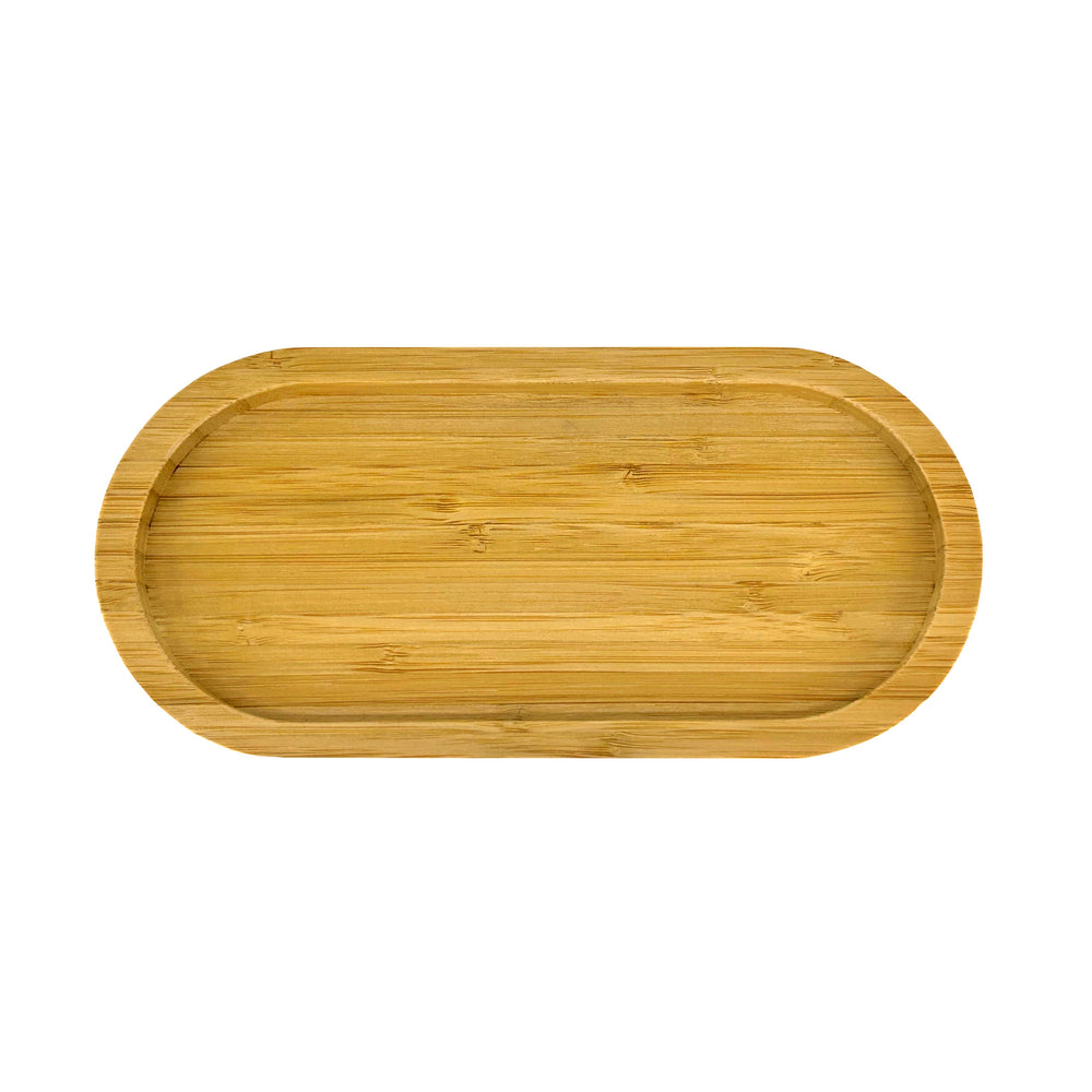Plateau oval en bambou - Naturel||Oval bamboo tray - Natural