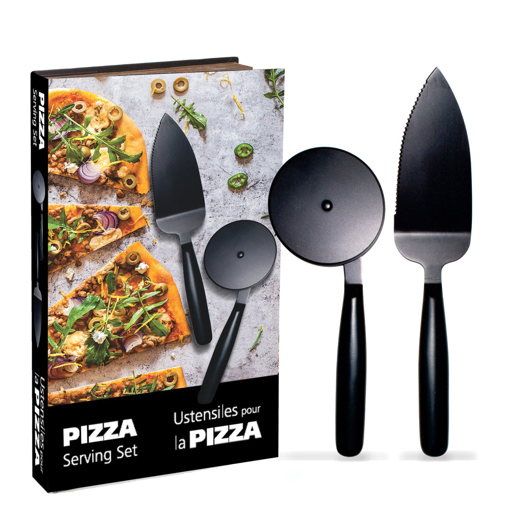 Pizza utensil set (2) - Black