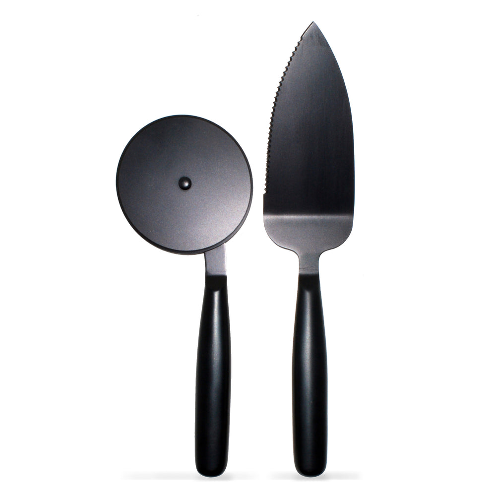 Pizza utensil set (2) - Black