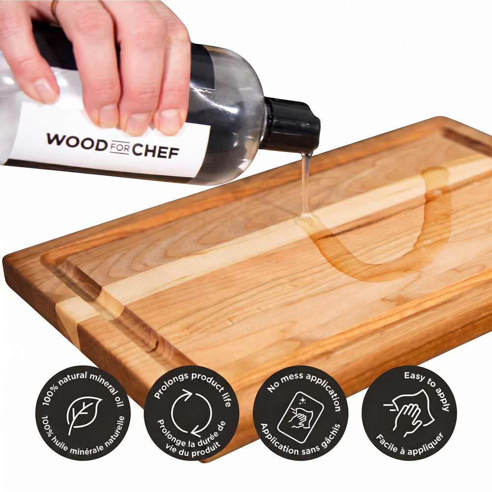 Wood board oil