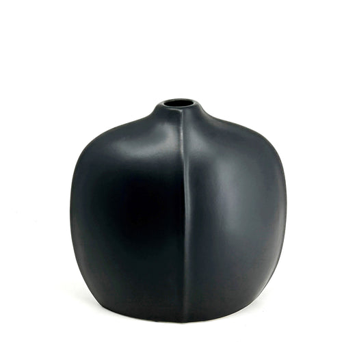 Vase noir - Bourgeon||Black vase - Bud