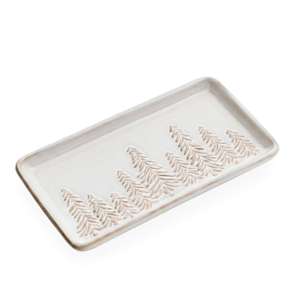 Plateau de service rectangulaire - Sapins