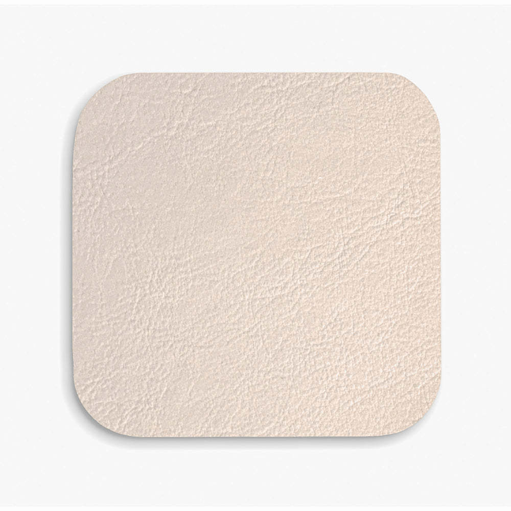 Ensemble de sous-verres greiges - Faux cuir