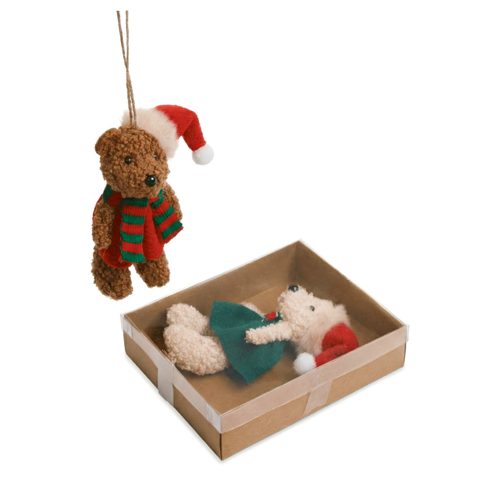 Ensemble de 2 ornements - Petits oursons