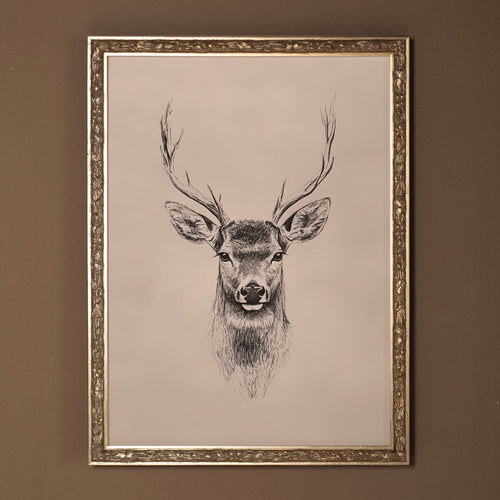 Toile vintage - Esquisse sauvage