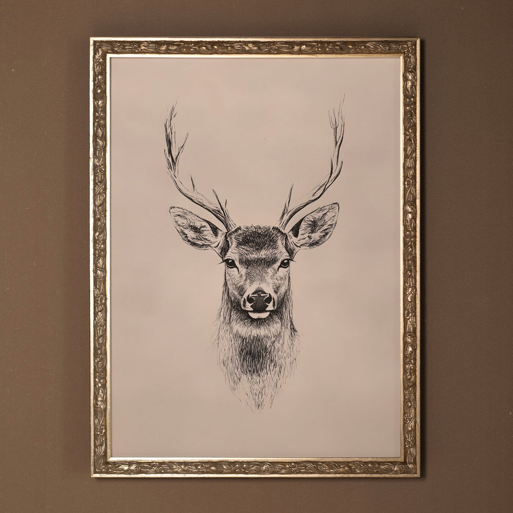Toile vintage - Esquisse sauvage