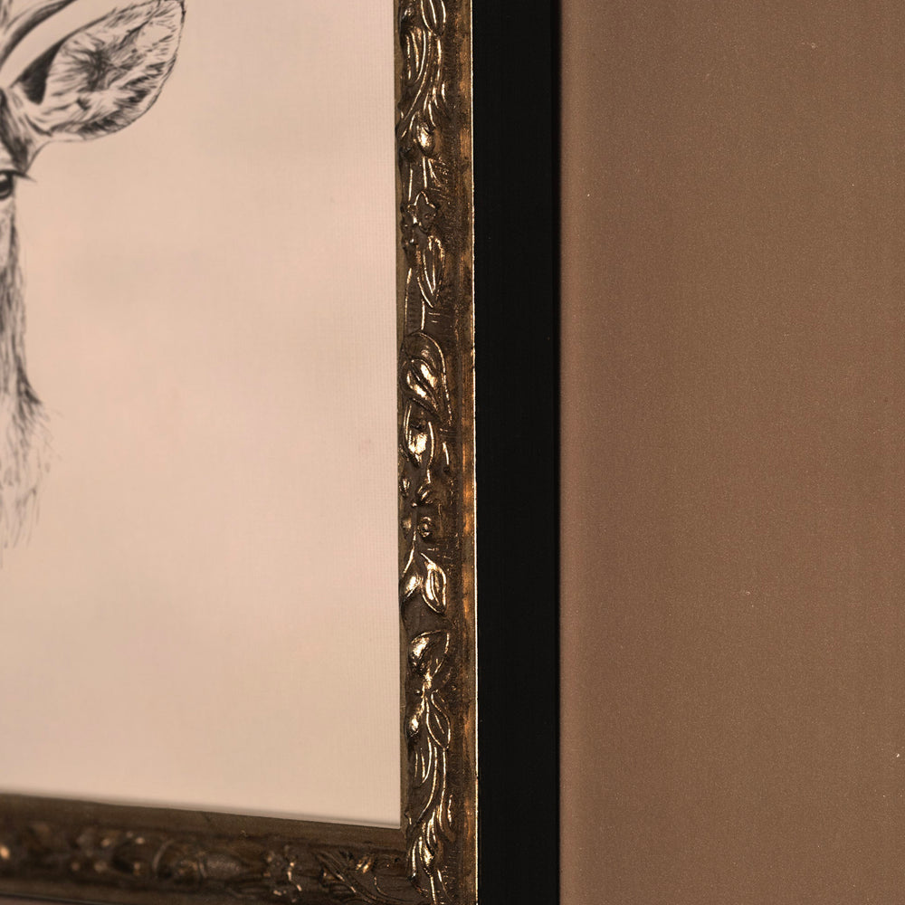 Toile vintage - Esquisse sauvage