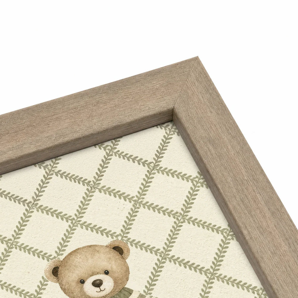 Toile rigide - Ourson tricot