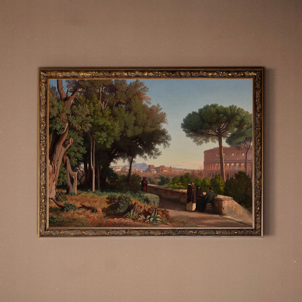 Toile vintage - À l'ombre de rome