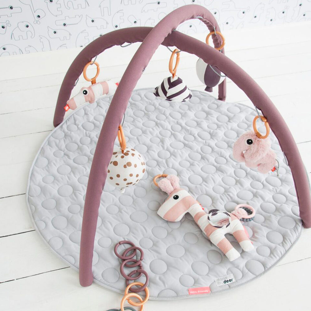 Pink activity mat - Deer friends