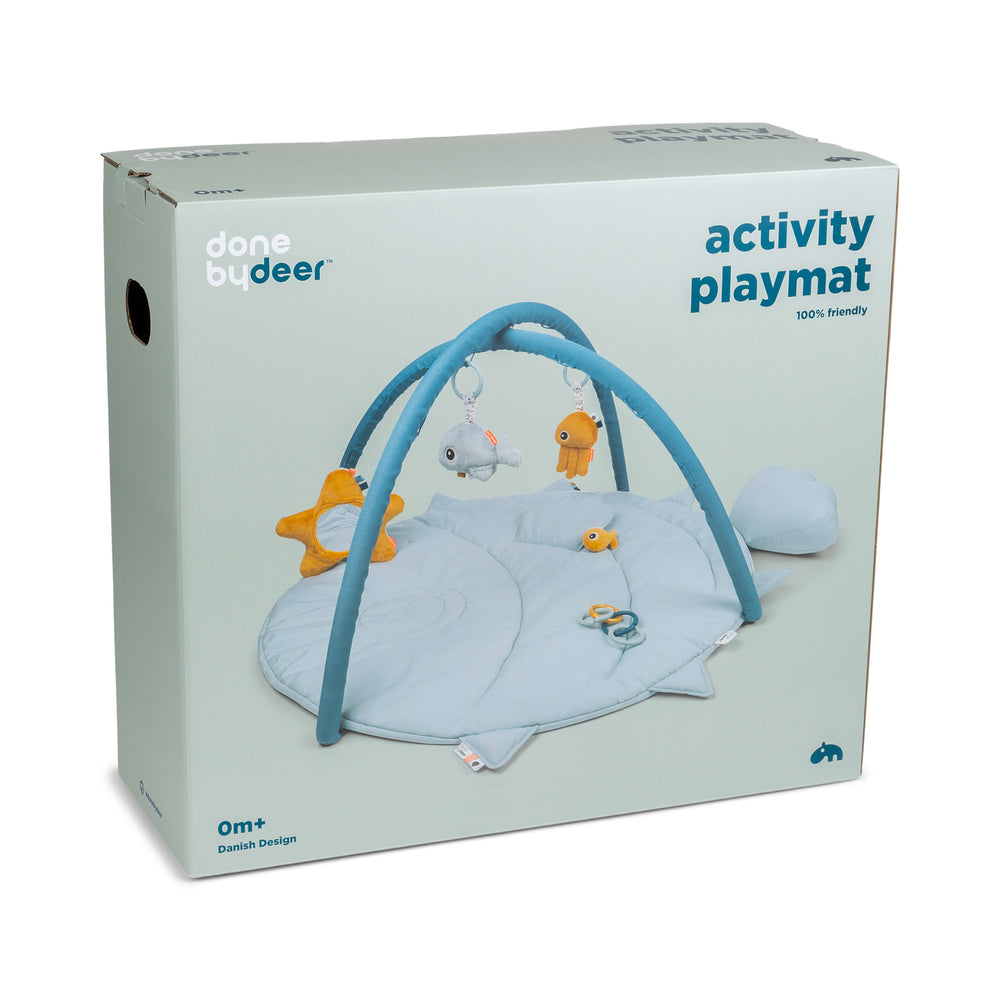 Blue play mat - Sea friends