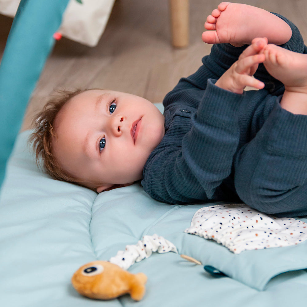 Blue play mat - Sea friends